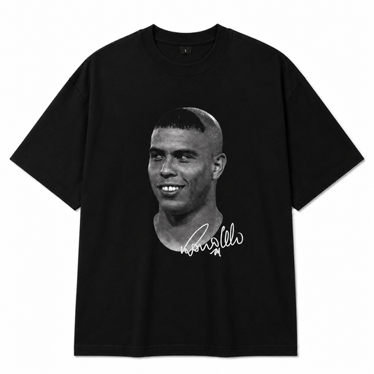 legend no 9 oversize fussball t-shir schwarz