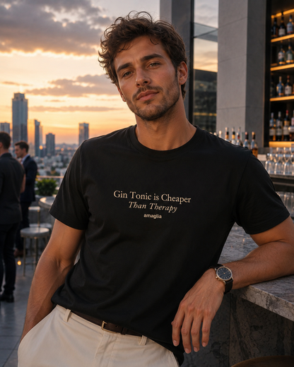 Gin Tonic is Cheaper Than Therapy T-Shirt