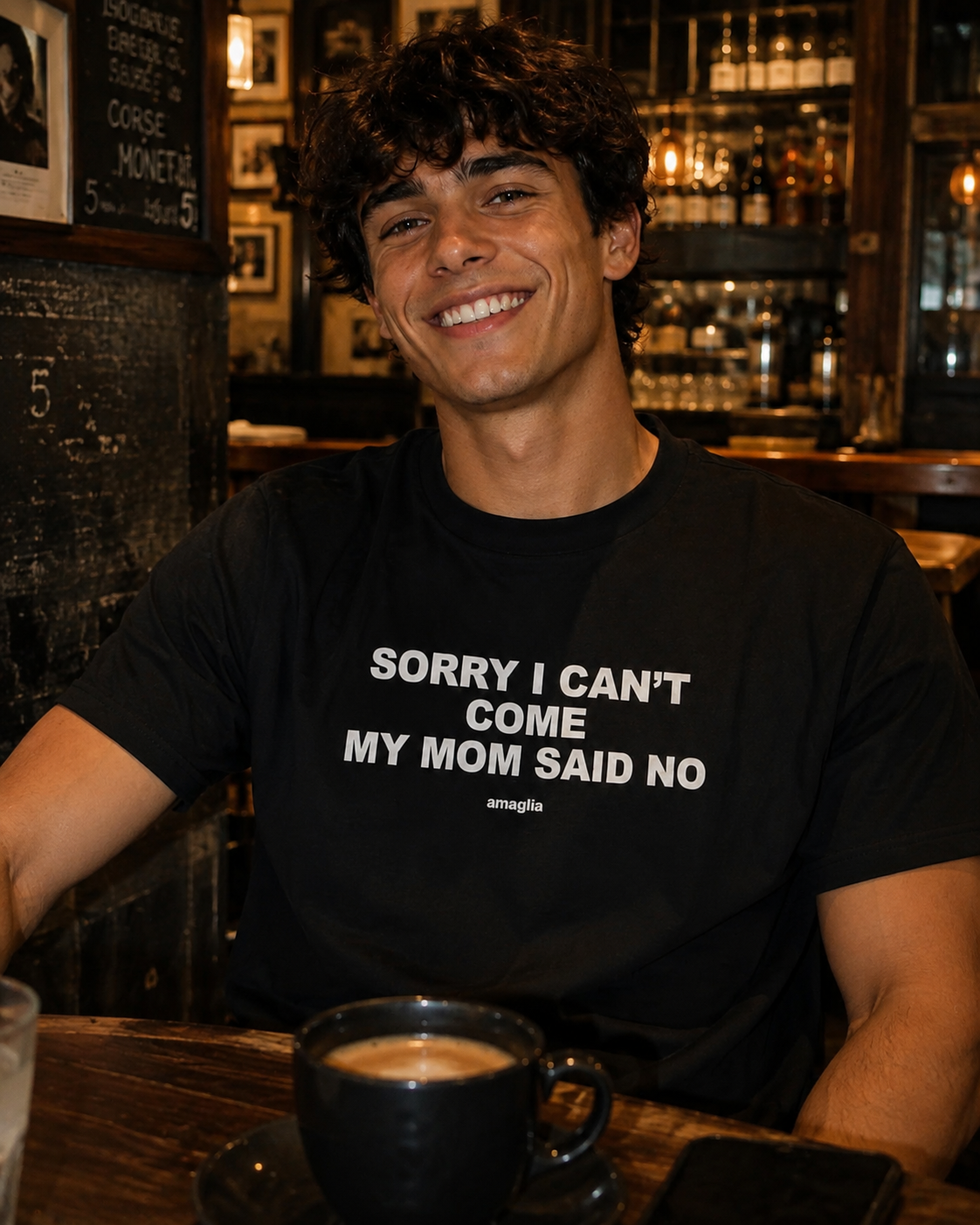 Sorry I Can’t Come My Mom Said No T-Shirt