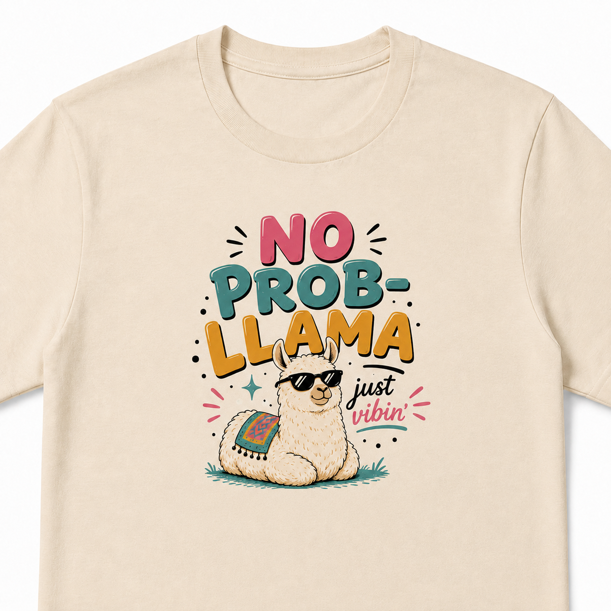 No Prob-Llama T-Shirt – Lustiges Lama Shirt