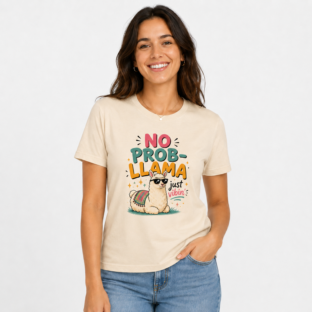 No Prob-Llama T-Shirt – Lustiges Lama Shirt