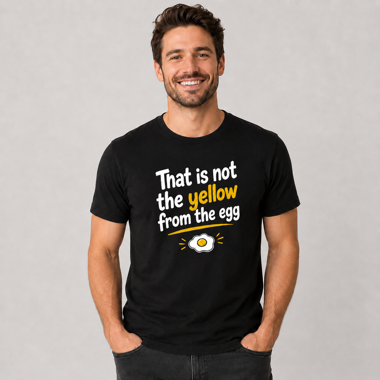 That Is Not the Yellow from the Egg T-Shirt – Lustiger Spruch