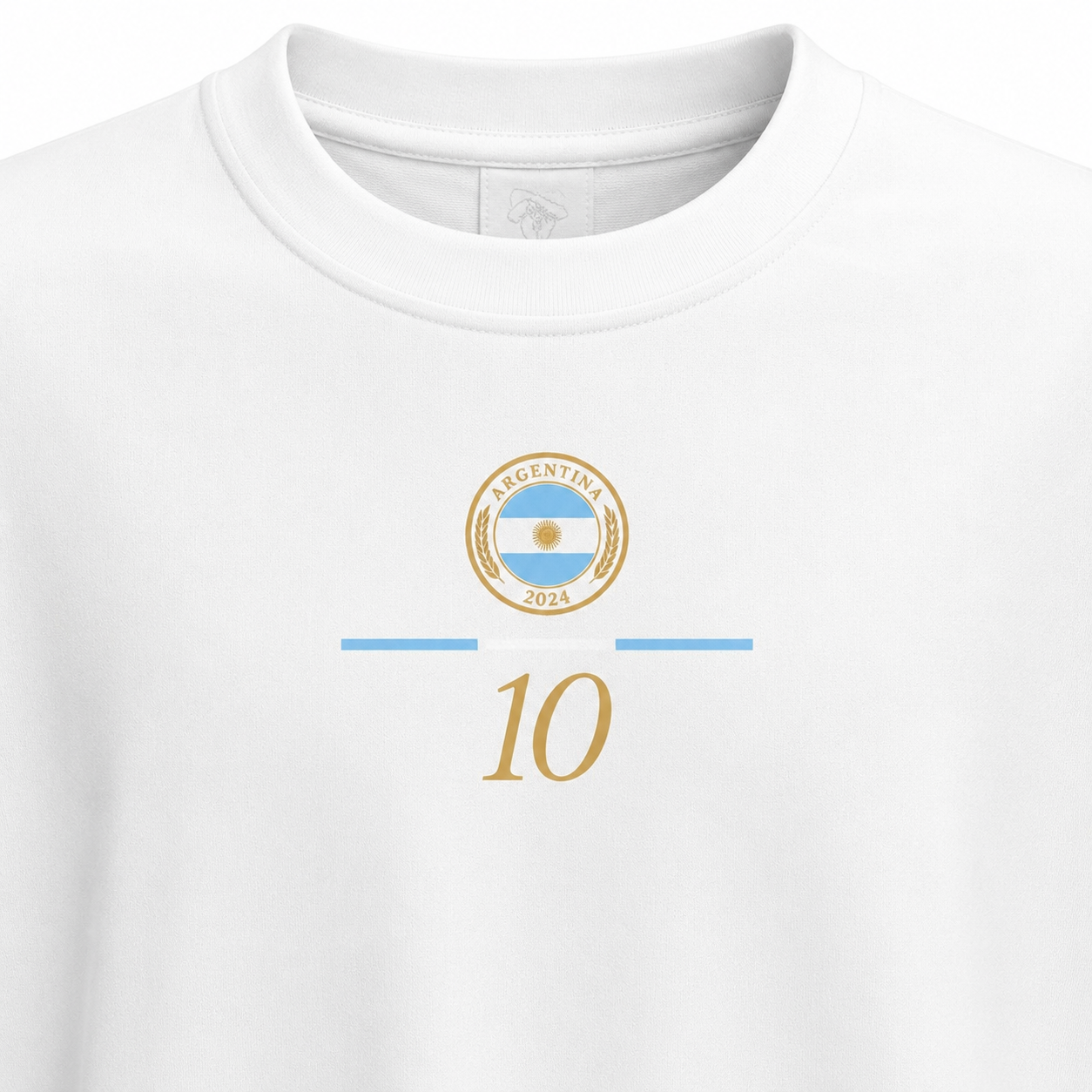 Argentinien Fan-Shirt Nummer 10 – Oversize Fussballshirt