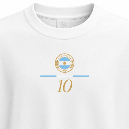 Argentinien Fan-Shirt Nummer 10 – Oversize Fussballshirt