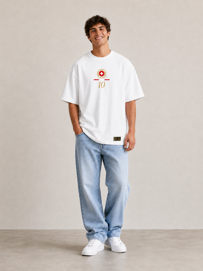Schweiz Fan-Shirt Nation Edition – Nummer 10