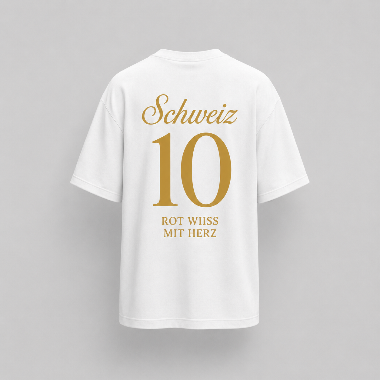 Schweiz Fan-Shirt Nation Edition – Nummer 10