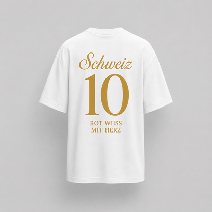 Schweiz Fan-Shirt Nation Edition – Nummer 10