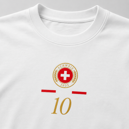 Schweiz Fan-Shirt Nation Edition – Nummer 10