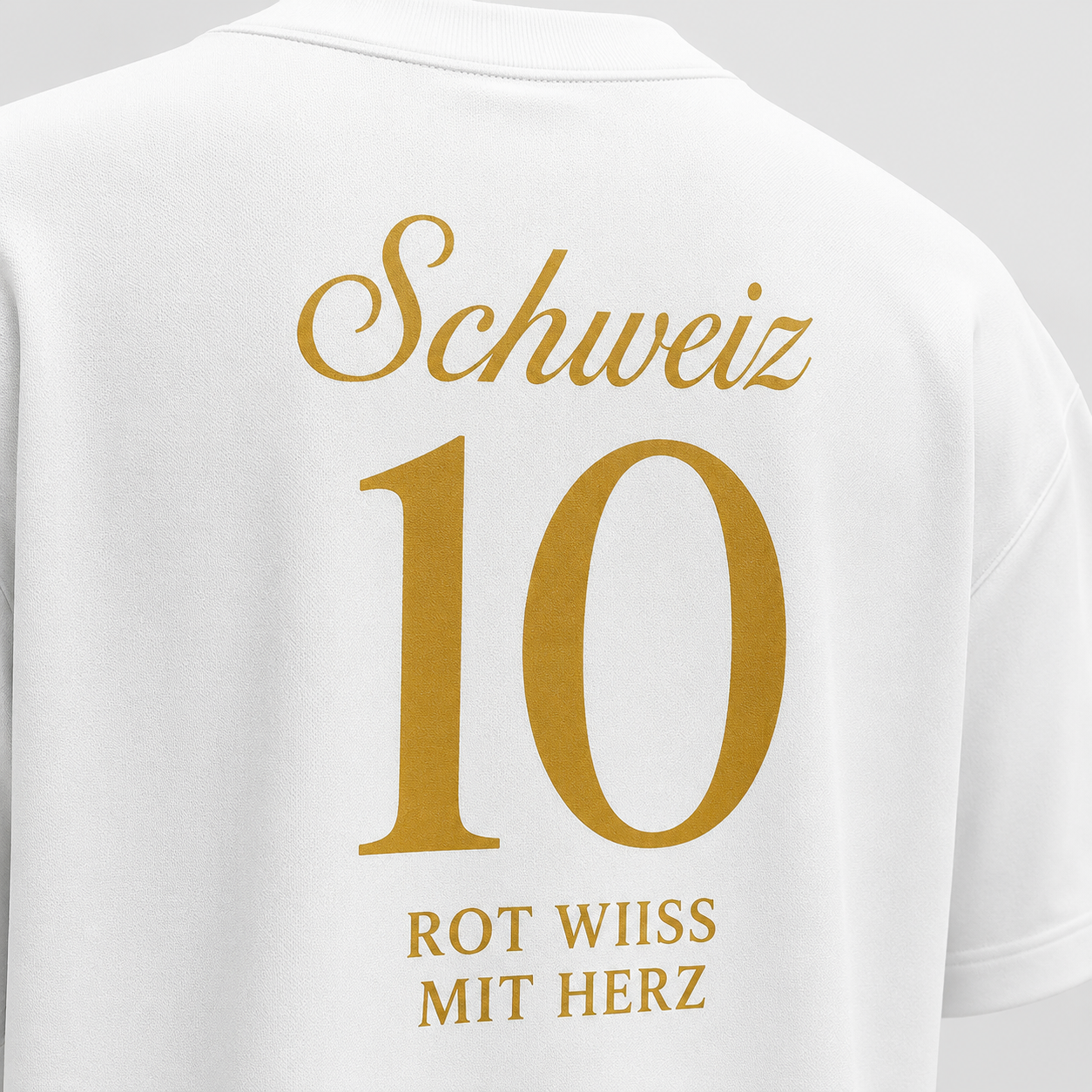 Schweiz Fan-Shirt Nation Edition – Nummer 10