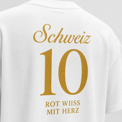 Schweiz Fan-Shirt Nation Edition – Nummer 10