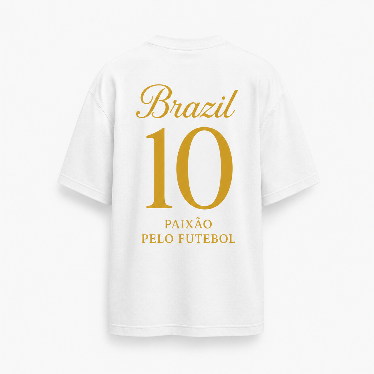 Brasilien Fan-Shirt Nummer 10 – Paixão pelo Futebol