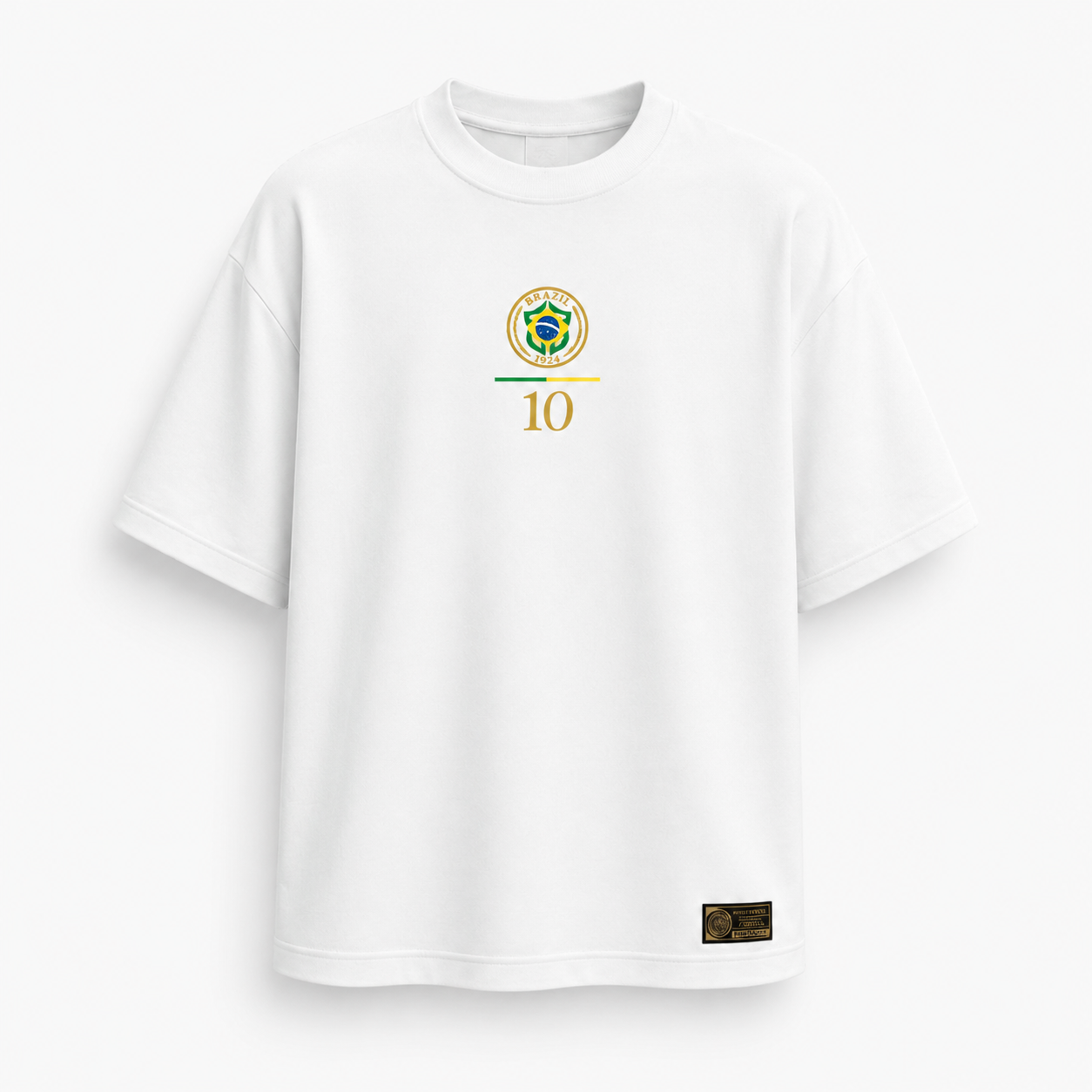Brasilien Fan-Shirt Nummer 10 – Paixão pelo Futebol