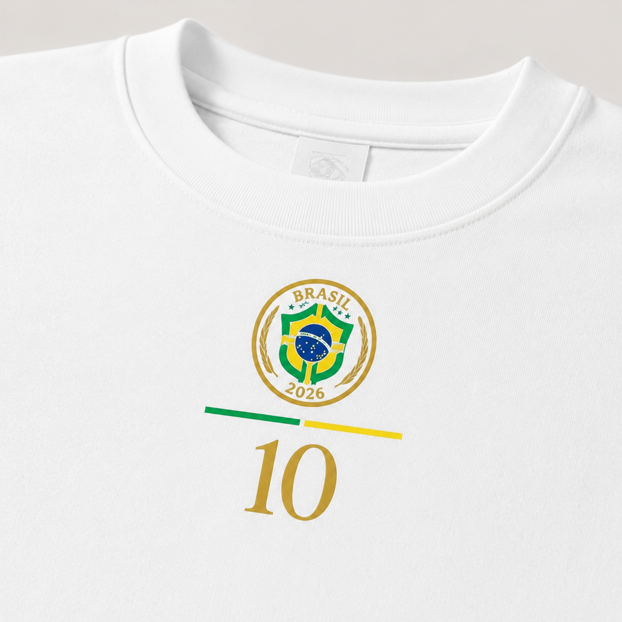 Brasilien Fan-Shirt Nummer 10 – Paixão pelo Futebol