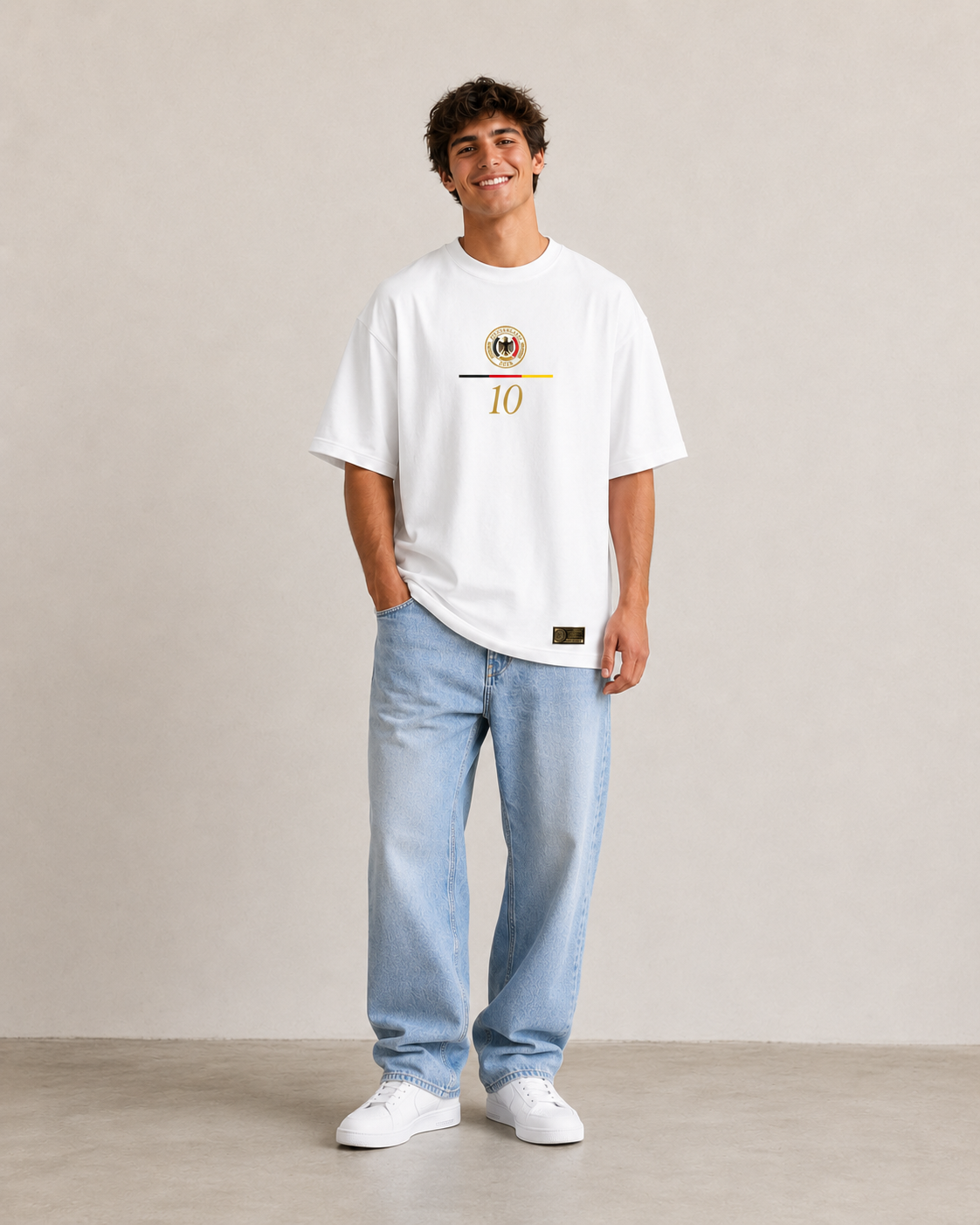 Deutschland Fan-Shirt 2026 – Nummer 10 Gold