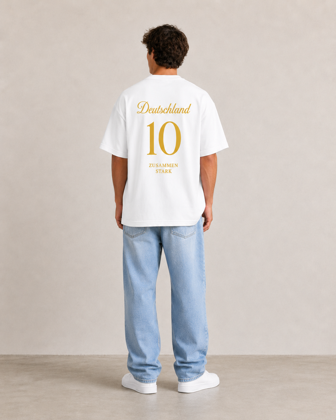 Deutschland Fan-Shirt 2026 – Nummer 10 Gold
