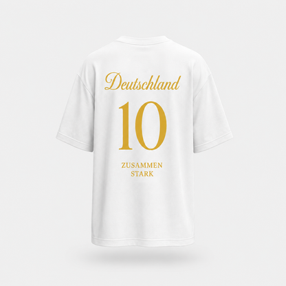 Deutschland Fan-Shirt 2026 – Nummer 10 Gold