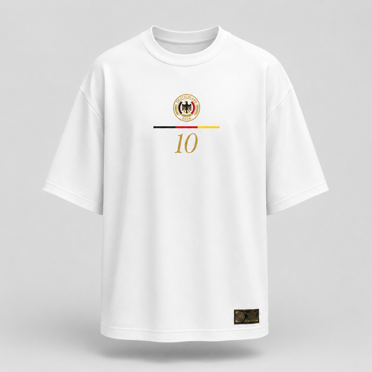 Deutschland Fan-Shirt 2026 – Nummer 10 Gold
