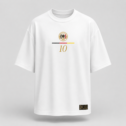 Deutschland Fan-Shirt 2026 – Nummer 10 Gold
