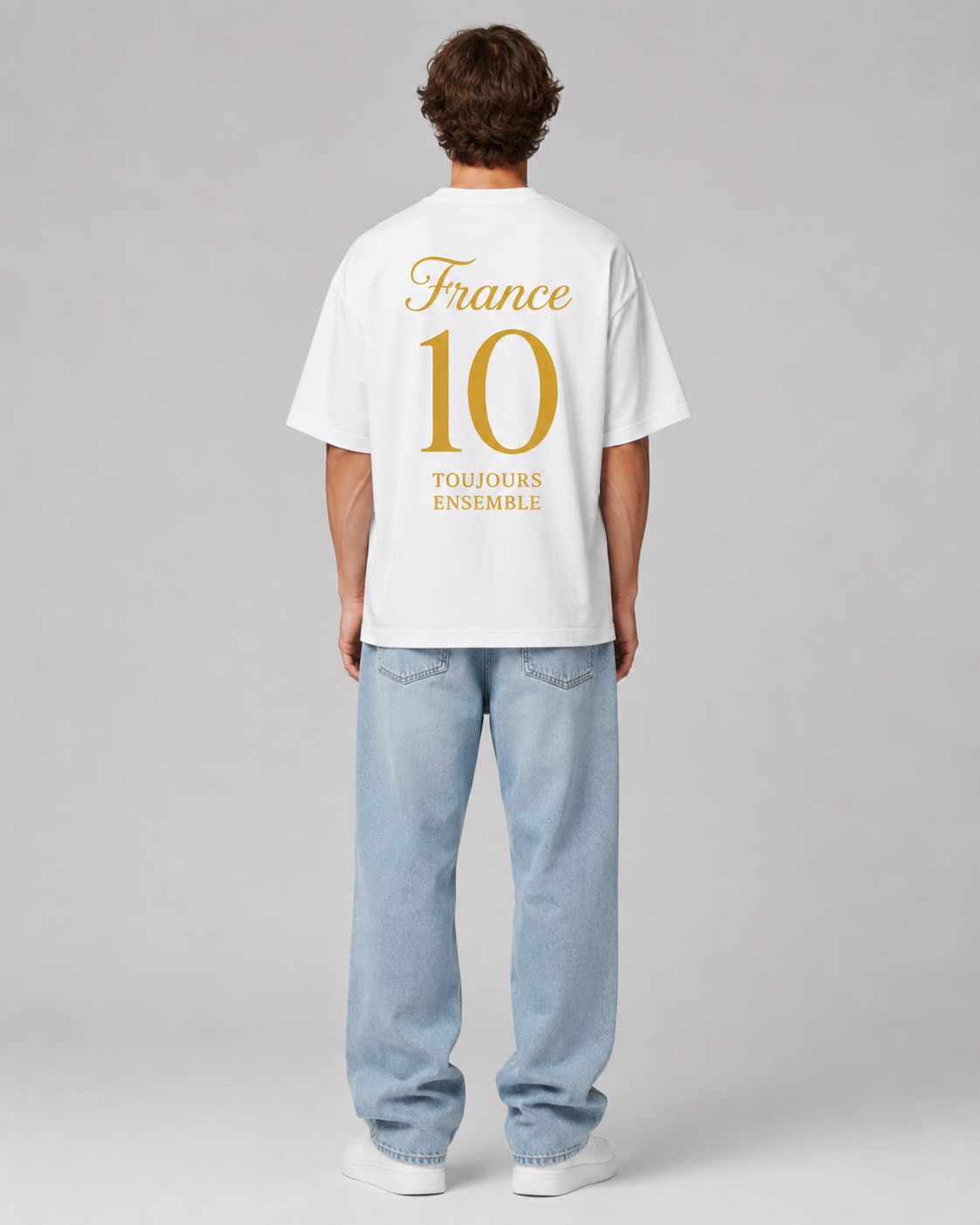 Frankreich Fan-Shirt 2026 – Nummer 10 Gold