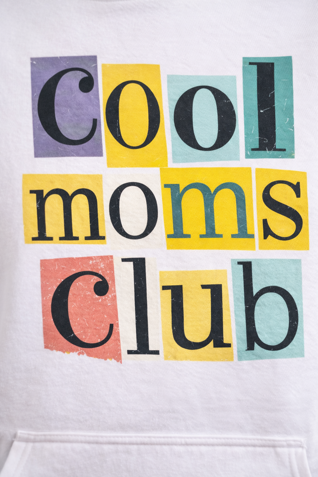Cool Moms Club T-Shirt – stylisches Mama Geschenk nahaufnahme