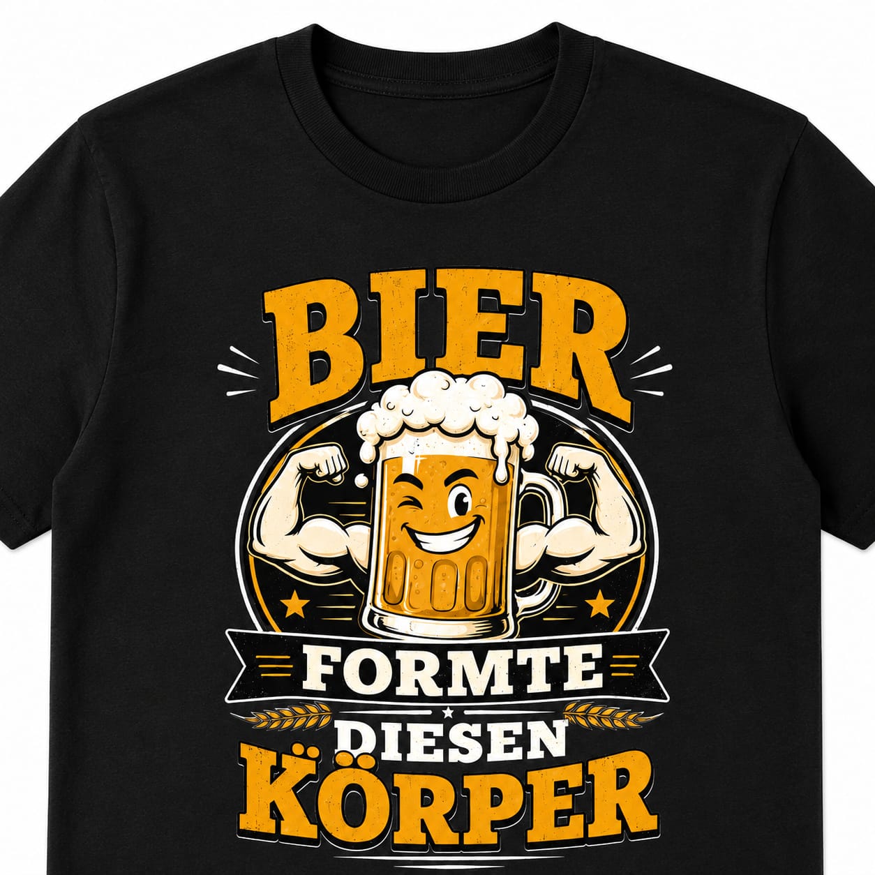 Bier formte diesen Körper T-Shirt – Lustiges Bier Shirt