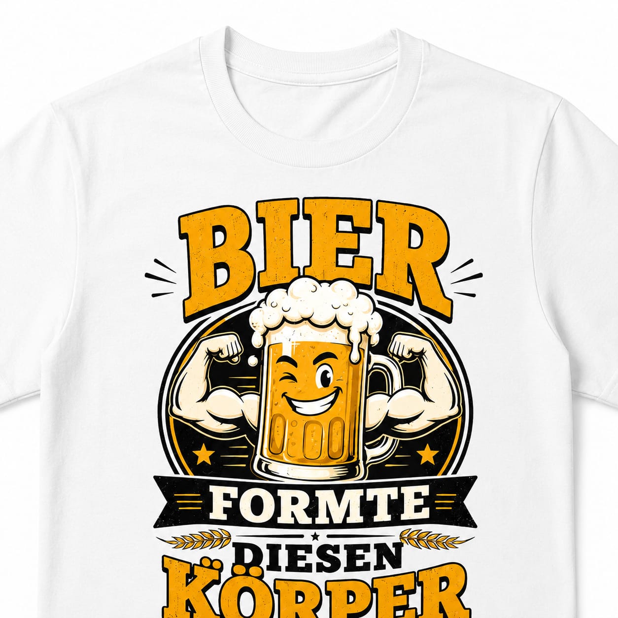 Bier formte diesen Körper T-Shirt – Lustiges Bier Shirt