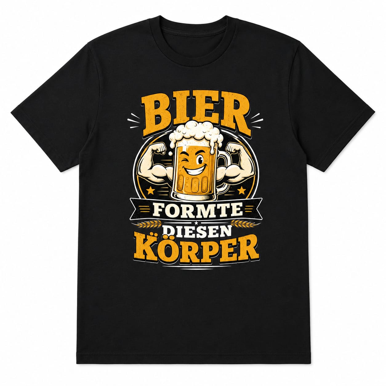 Bier formte diesen Körper T-Shirt – Lustiges Bier Shirt