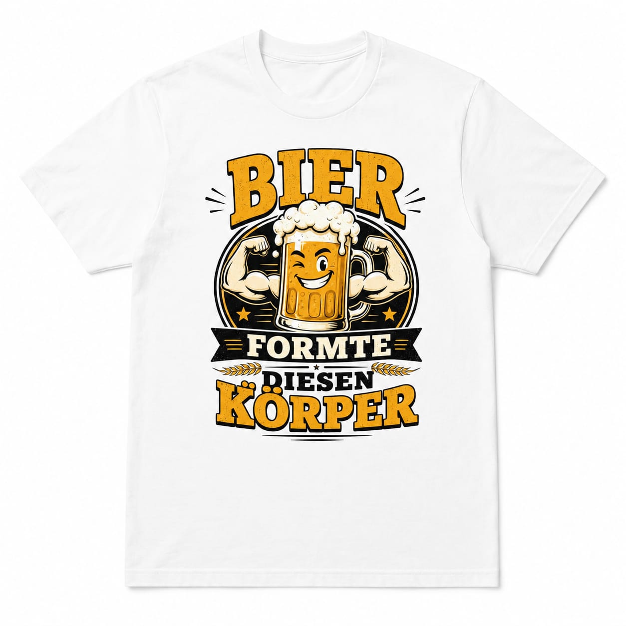 Bier formte diesen Körper T-Shirt – Lustiges Bier Shirt