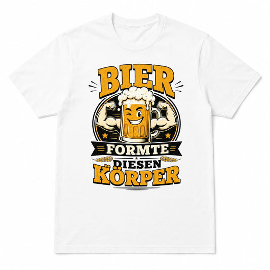 Bier formte diesen Körper T-Shirt – Lustiges Bier Shirt