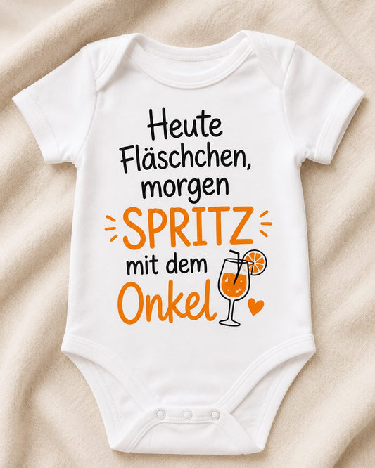 Baby-Body Spritz mit Onkel oder Zio – Deutsch oder Italienisch