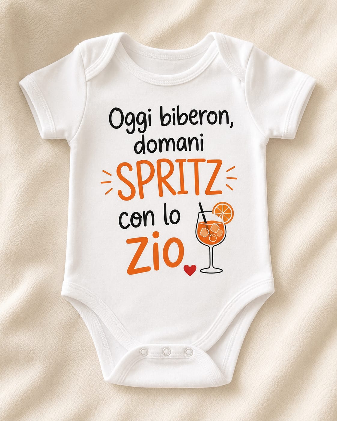 Baby-Body Spritz mit Onkel oder Zio – Deutsch oder Italienisch