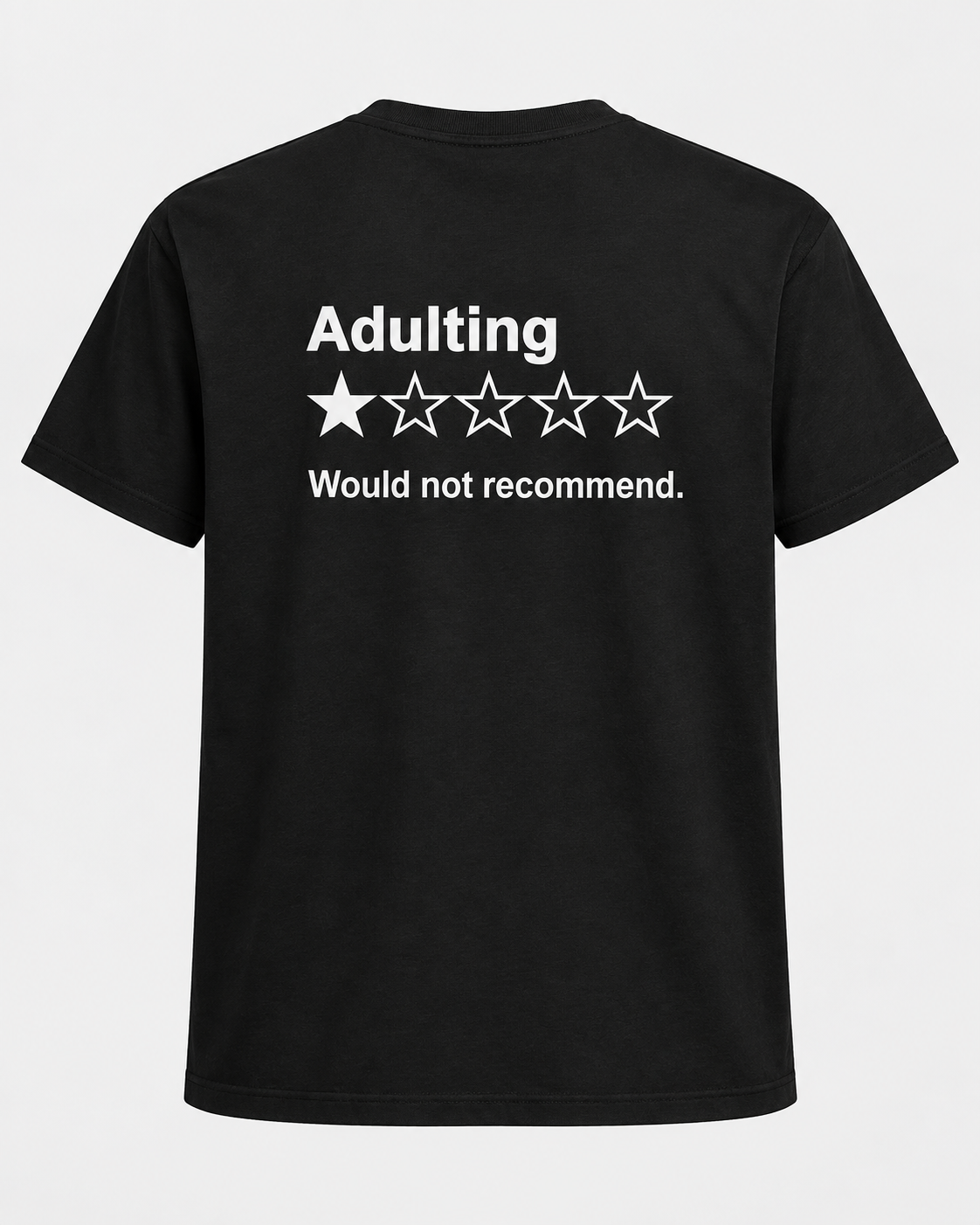 Adulting T-Shirt – Would Not Recommend