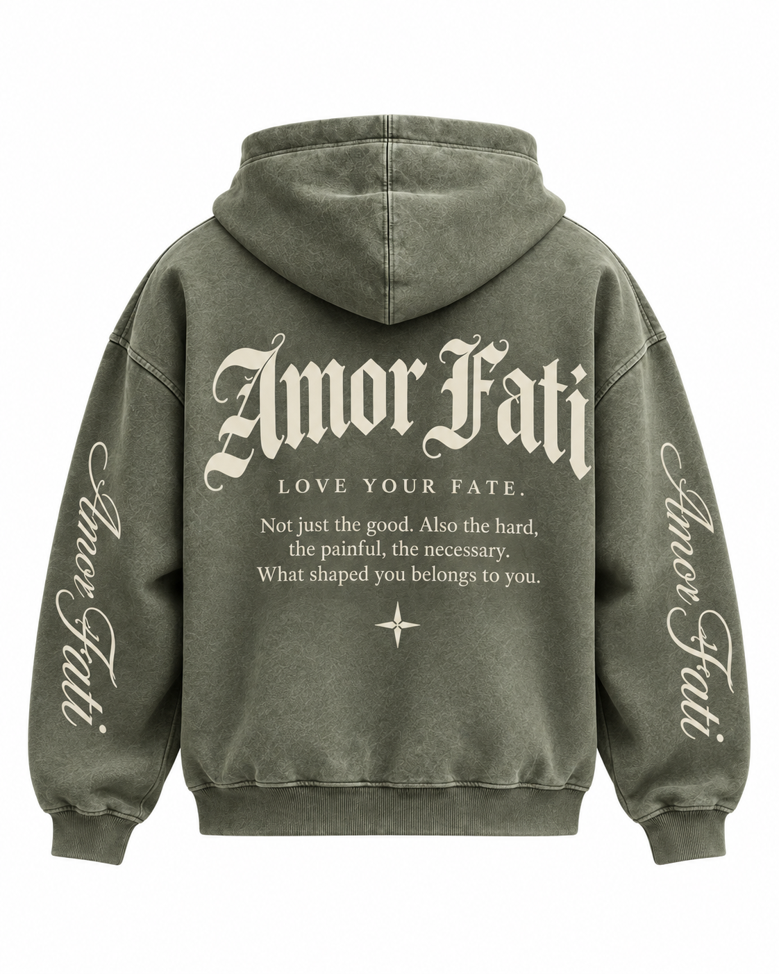 AMAGLIA Amor Fati Hoodie – Olive