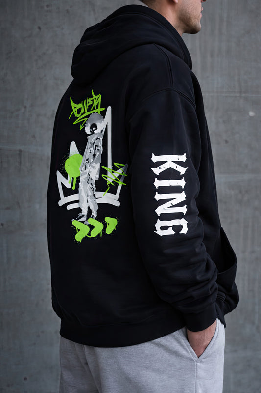 Anime-Inspired Skeleton Oversize Hoodie – Pirate Soul Vibe | One Piece Style