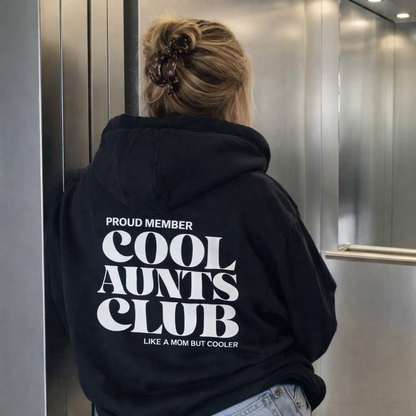 Cool Aunts Club Oversize Hoodie – Statement Hoodie für coole Tanten
