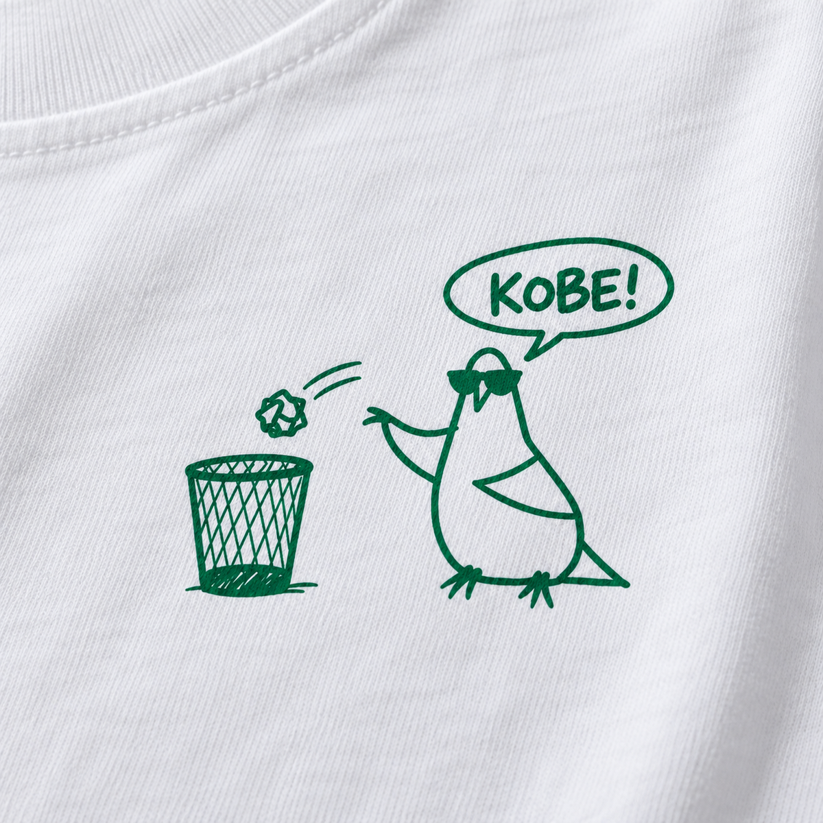 KOBE! Oversized T-Shirt – Weiss