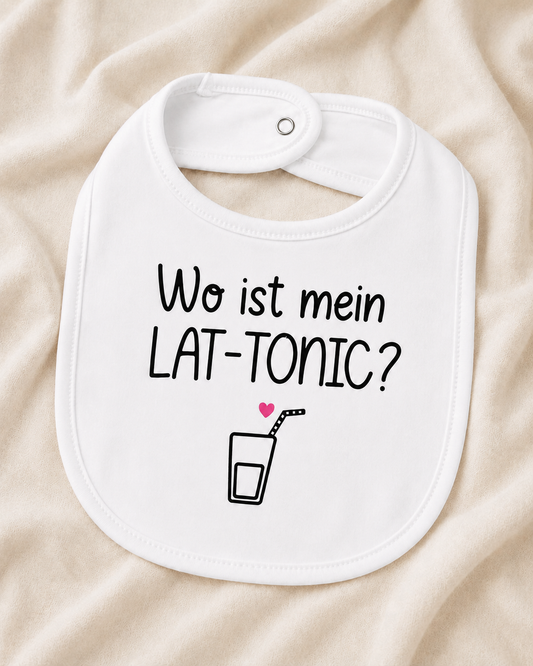Baby-Lätzchen LAT-TONIC – Deutsch oder Italienisch