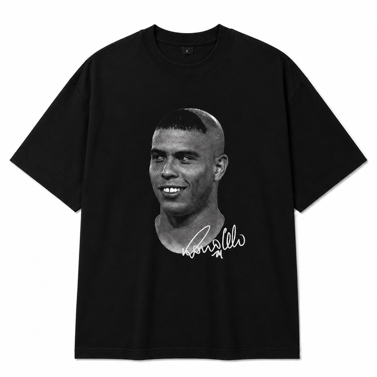 legend no 9 oversize fussball t-shir schwarz