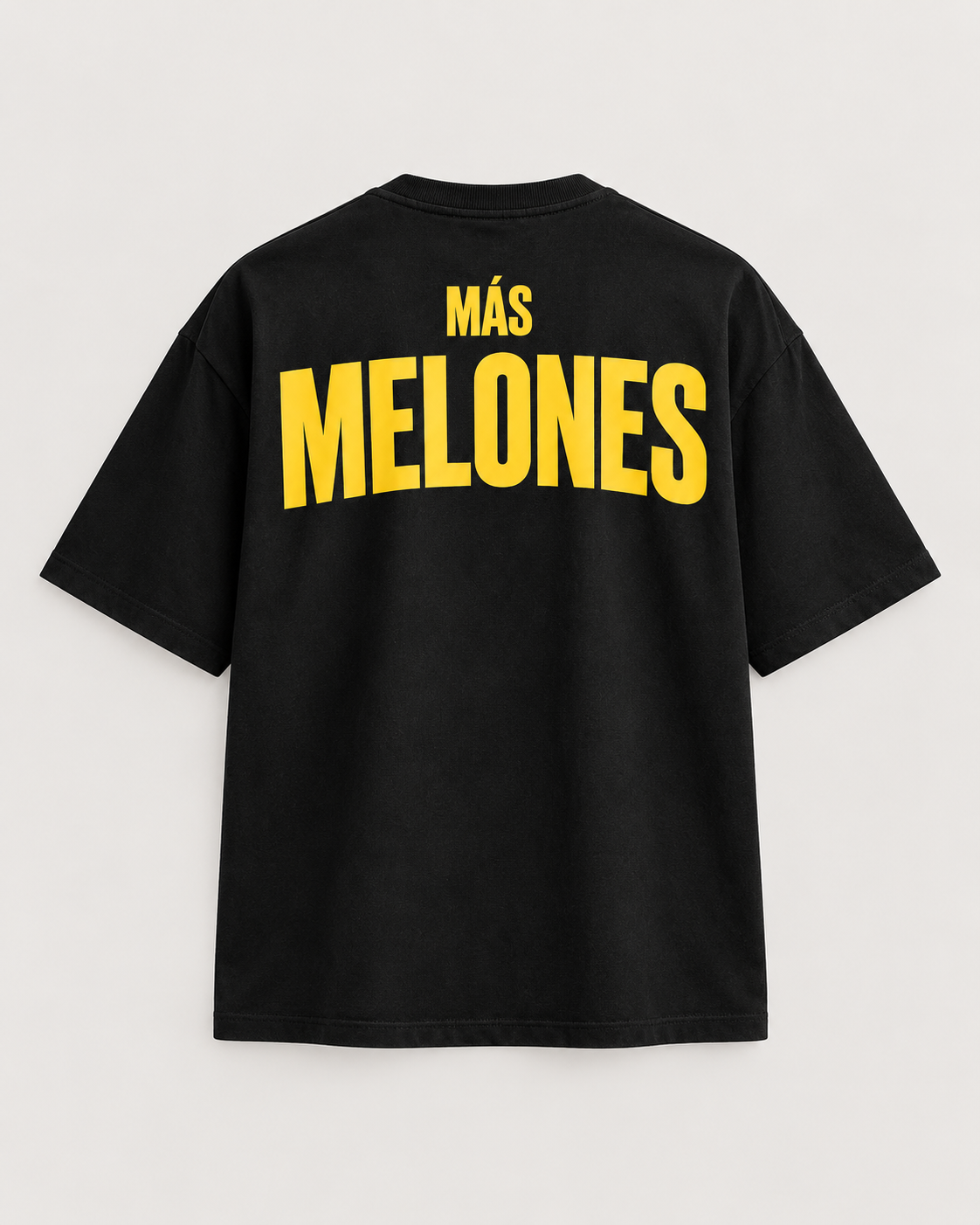 MÁS MELONES Oversized T-Shirt – Schwarz