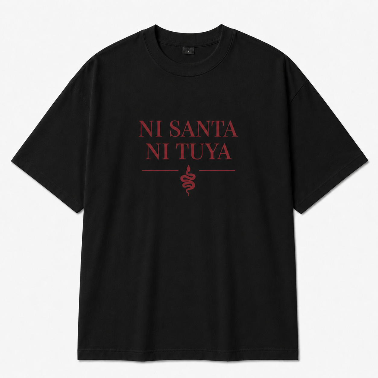 Ni Santa Ni Tuya Oversize T-Shirt
