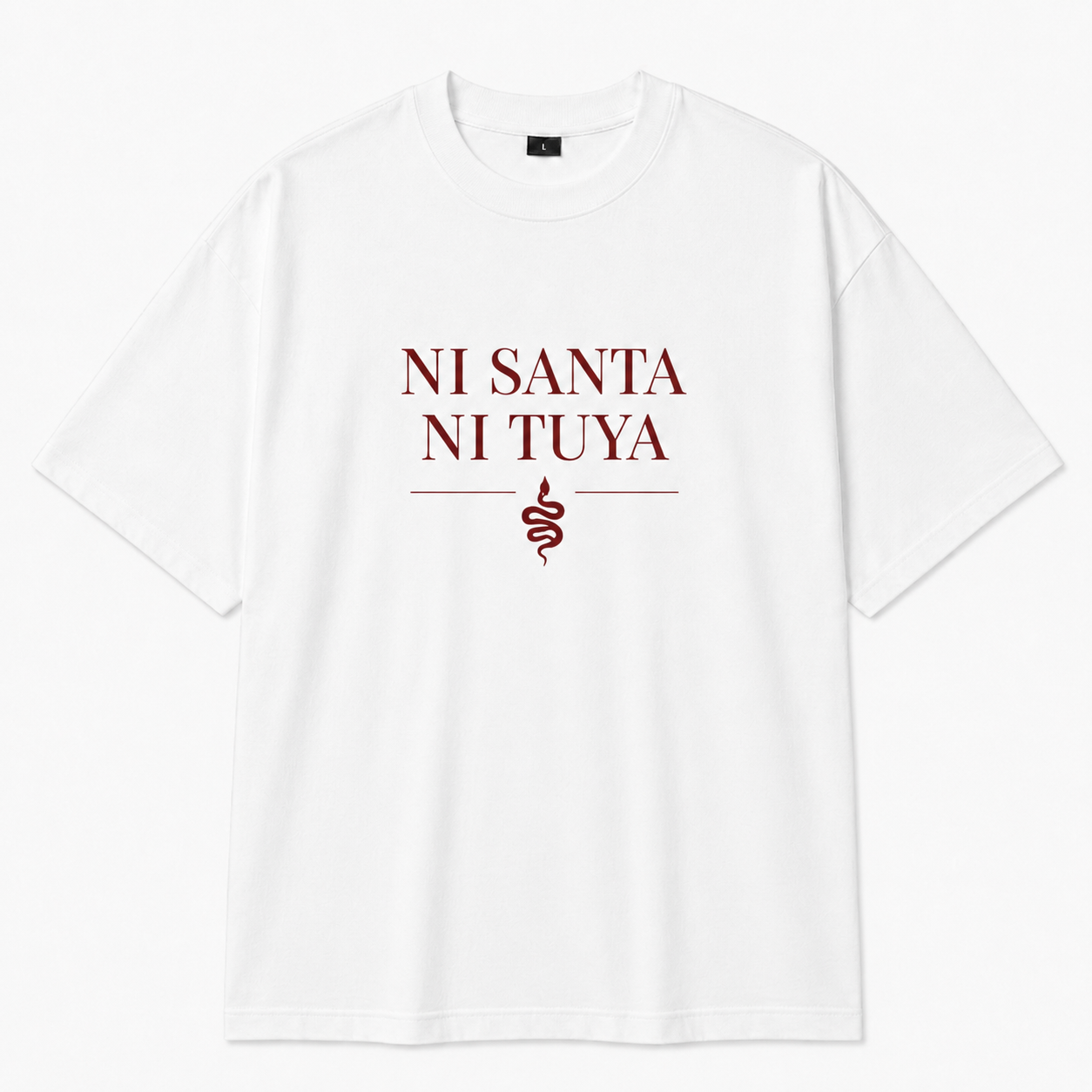 Ni Santa Ni Tuya Oversize T-Shirt