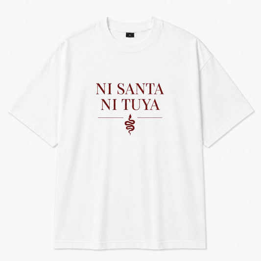 Ni Santa Ni Tuya Oversize T-Shirt