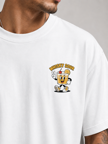Whisky Sour T-Shirt weiss